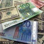 peníze bankovka mìna euro dolar